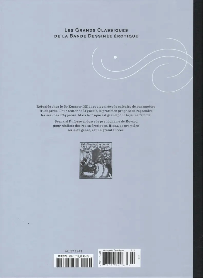 Verso de l'album Les Grands Classiques de la Bande Dessinée Érotique - La Collection Tome 169 Hilda - tome 2
