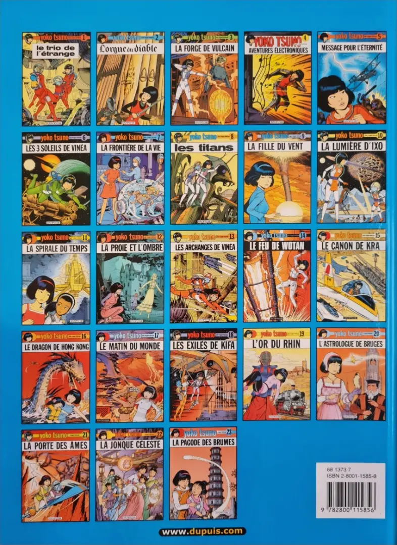 Verso de l'album Yoko Tsuno Tome 17 Le matin du monde