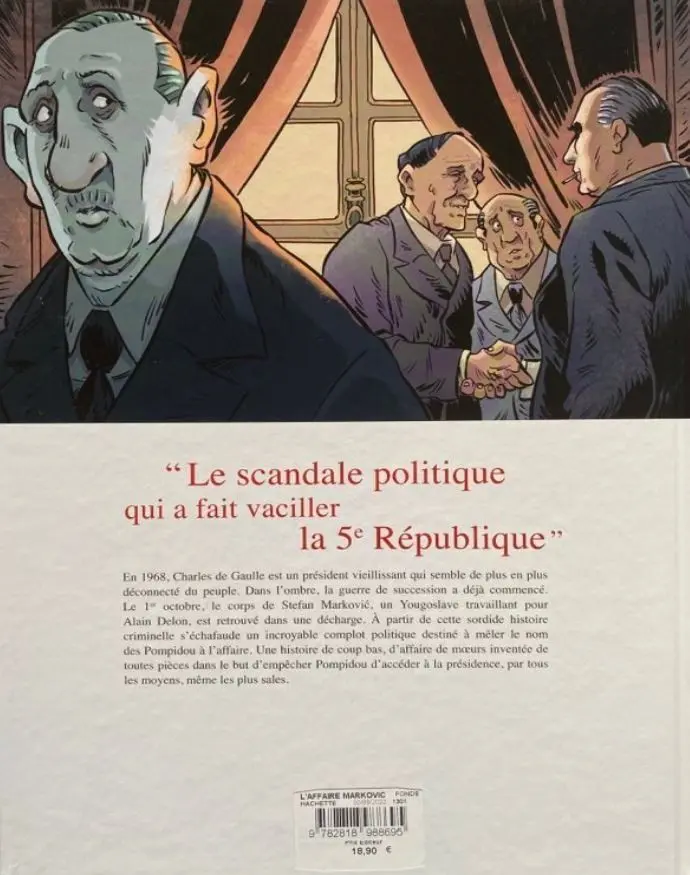 Verso de l'album L'affaire Markovic