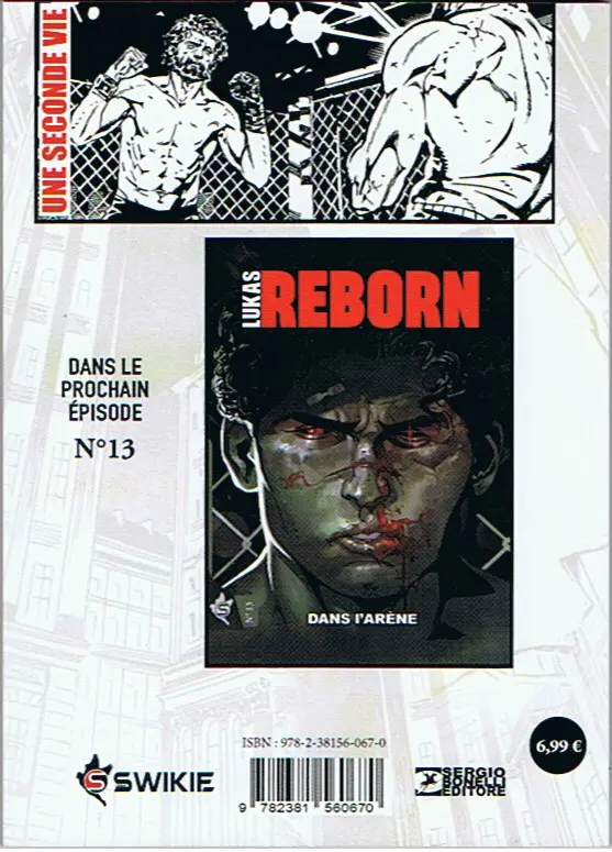 Verso de l'album Lukas / Lukas Reborn N° 12 Monstres