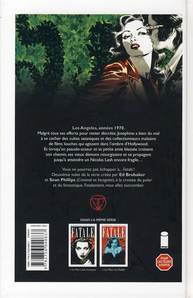 Verso de l'album Fatale Tome 2 La main du diable