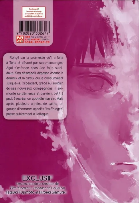 Verso de l'album Fire punch 7