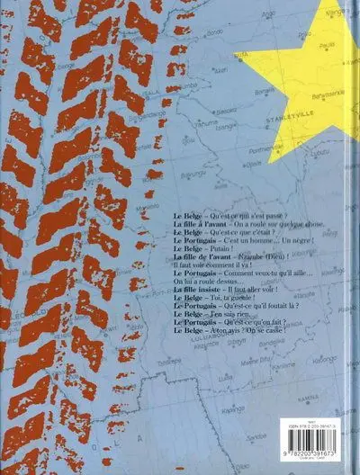 Verso de l'album Fleurs d'ébène