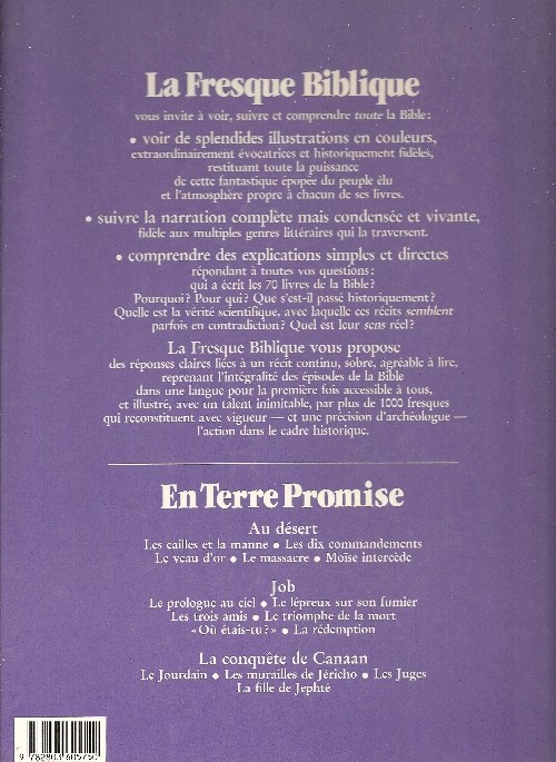 Verso de l'album La fresque biblique Tome 7 Sous l'empire de Babylone