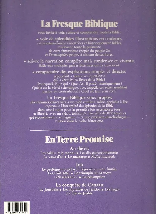 Verso de l'album La fresque biblique Tome 7 Sous l'empire de Babylone