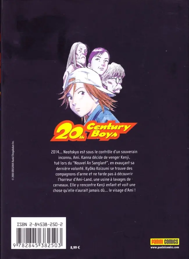 Verso de l'album 20th Century Boys 9
