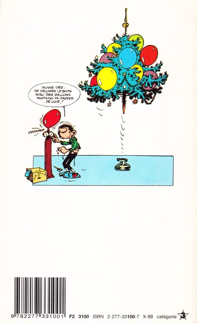 Verso de l'album Gaston Tome 4 Gaffes en gros