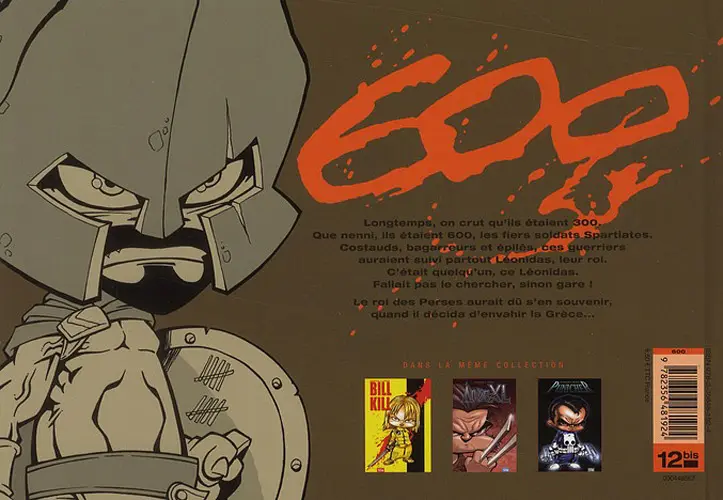 Verso de l'album 600