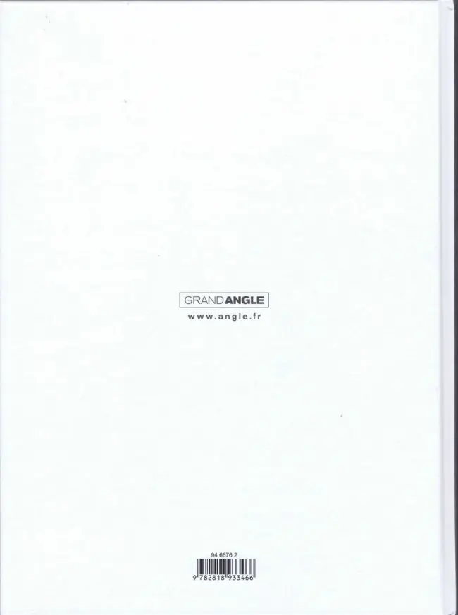 Verso de l'album Livre d'or Grand Angle 2015