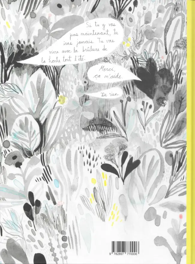 Verso de l'album Louis parmi les spectres