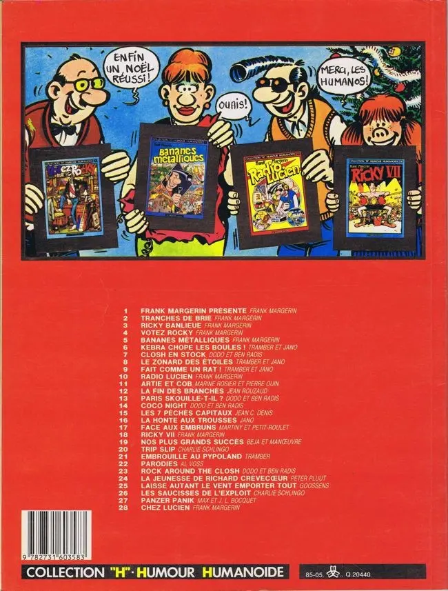 Verso de l'album Lucien Tome 2 Chez Lucien