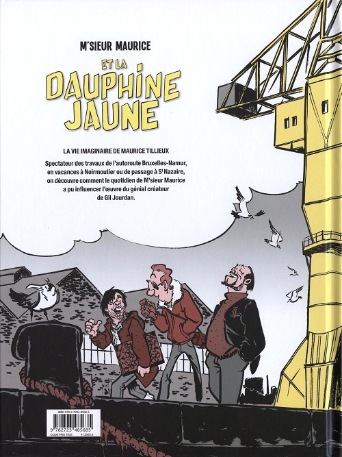 Verso de l'album M'sieur Maurice M'sieur Maurice et la Dauphine jaune