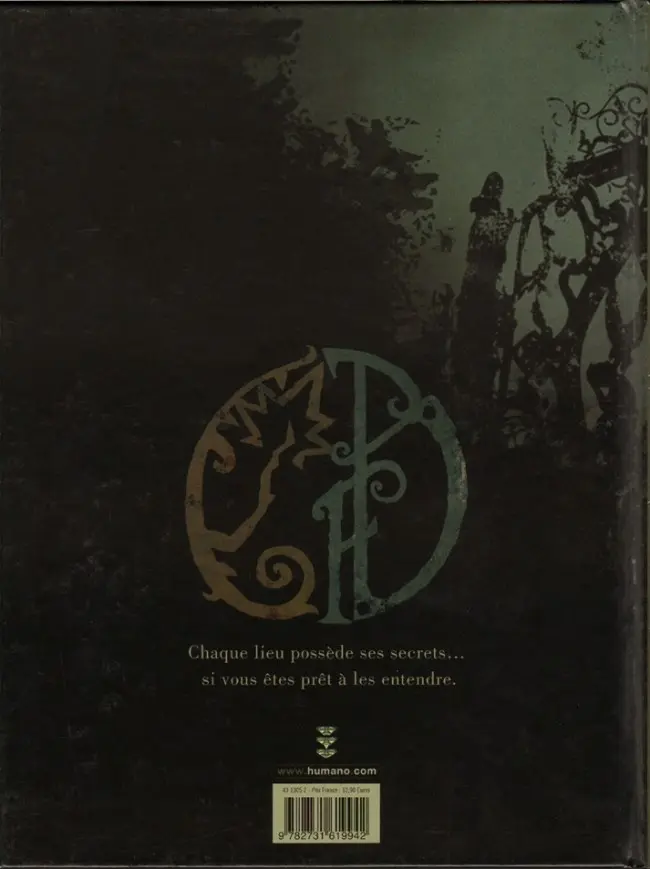 Verso de l'album Le Manoir des murmures Tome 1 Sarah