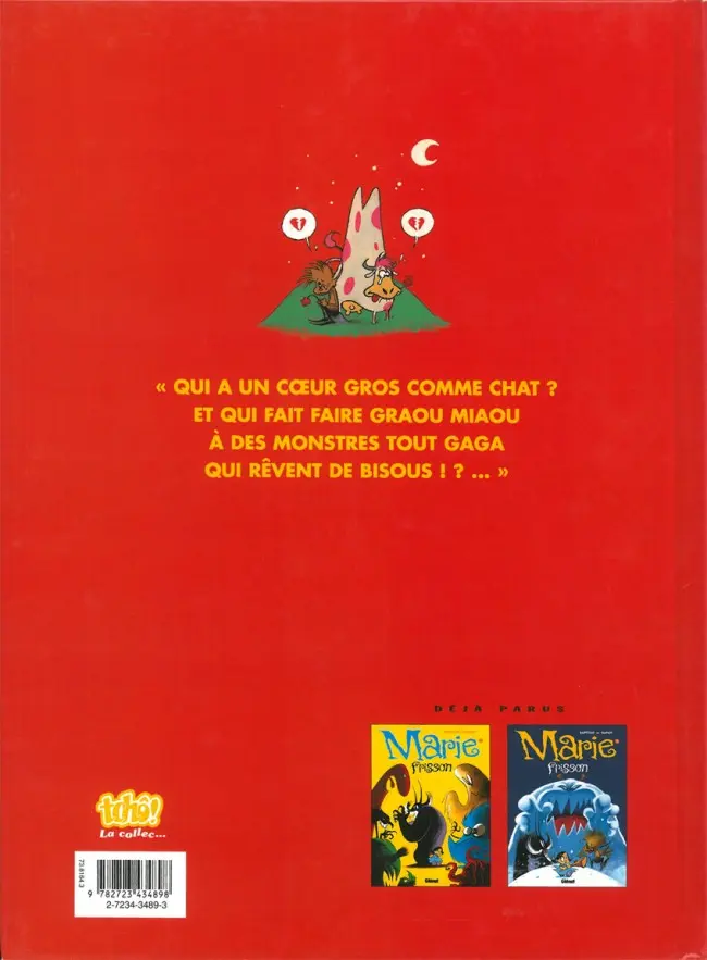 Verso de l'album Marie Frisson Tome 3 Retiens la nuit...