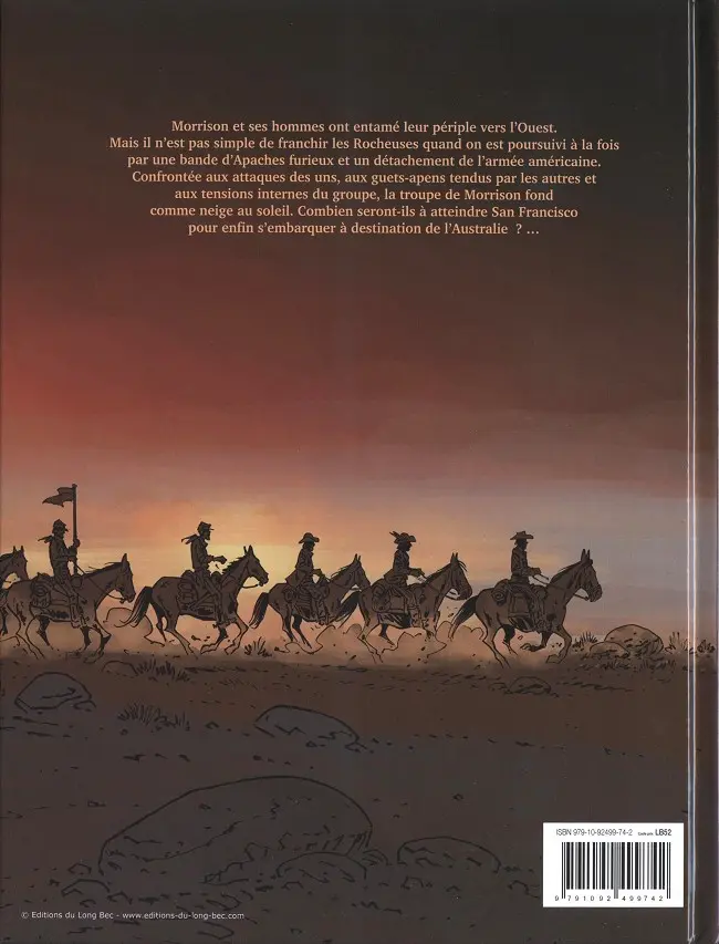 Verso de l'album L'Or de Morrison Tome 2/2