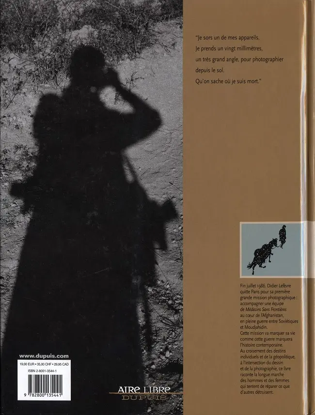 Verso de l'album Le Photographe Tome 3