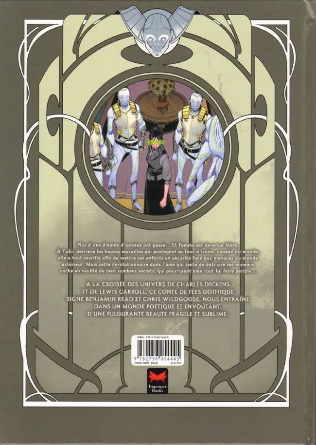 Verso de l'album Porcelaine Tome 3 Mère