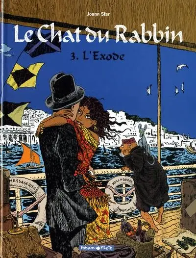 Couverture de l'album Le Chat du Rabbin Tome 3 L'exode