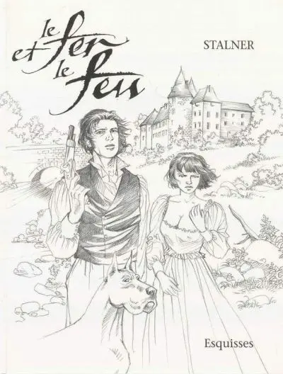 Couverture de l'album Le Fer et le feu Tome 1 Adieu Baron