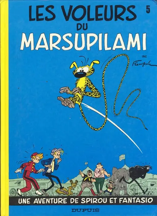 Couverture de l'album Spirou et Fantasio Tome 5 Les voleurs du Marsupilami