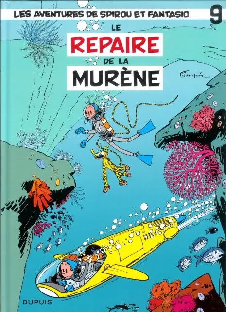 Couverture de l'album Spirou et Fantasio Tome 9 Le repaire de la murène
