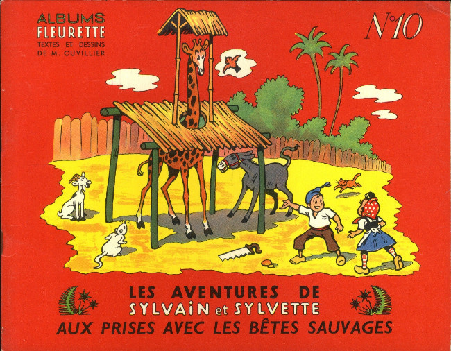 Couverture de l'album Sylvain et Sylvette Tome 10 Aux prises avec les bêtes sauvages