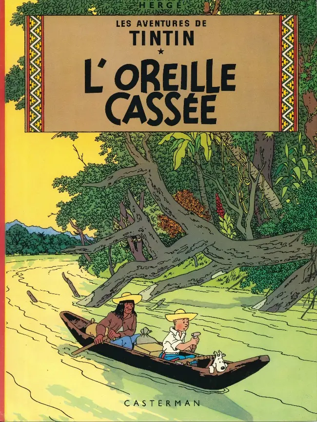 Couverture de l'album Tintin Tome 6 L'oreille cassée