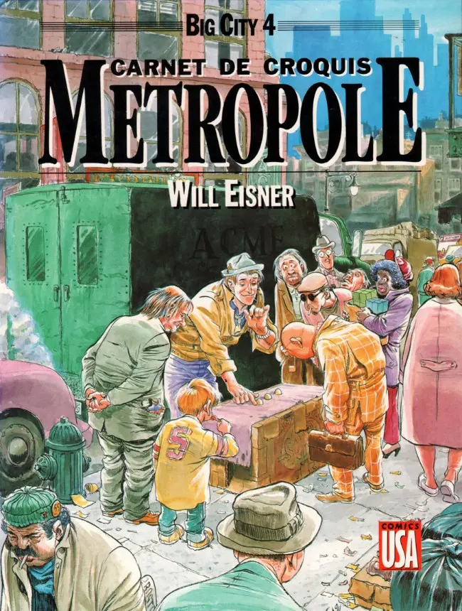 Couverture de l'album Big City Tome 4 Métropole - Carnet de croquis