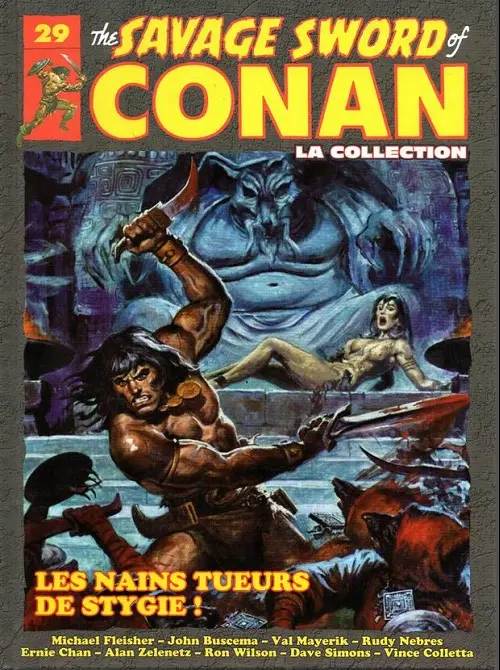 Couverture de l'album The Savage Sword of Conan - La Collection Tome 29 Les nains tueurs de Stygie !