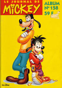 Couverture de l'album Le Journal de Mickey Album N° 158