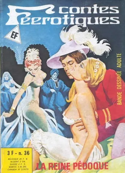 Couverture de l'album Contes féérotiques Tome 36 La reine pédoque
