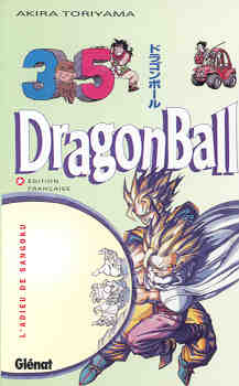 Couverture de l'album Dragon Ball (sens français) Tome 35 L'Adieu de Sangoku