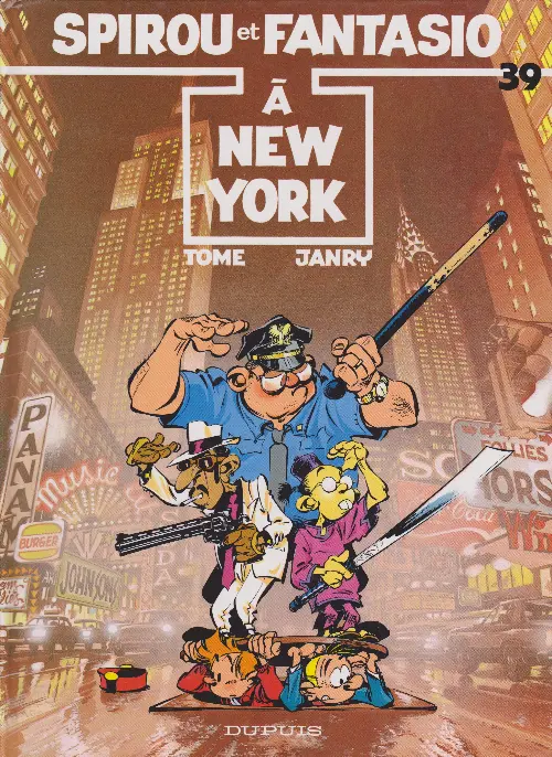 Couverture de l'album Spirou et Fantasio Tome 39 Spirou à New York