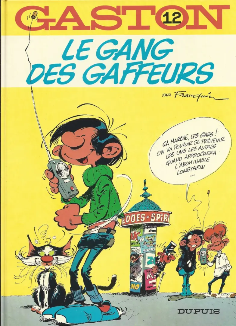 Couverture de l'album Gaston Tome 12 Le gang des gaffeurs