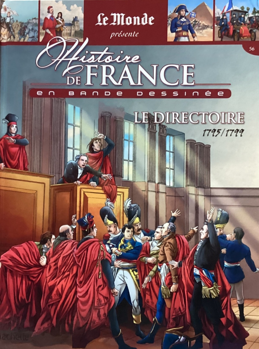 Couverture de l'album Histoire de France en bande dessinée Tome 34 Le Directoire 1795-1799