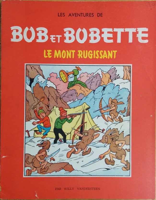 Couverture de l'album Bob et Bobette Tome 19 Le mont rugissant