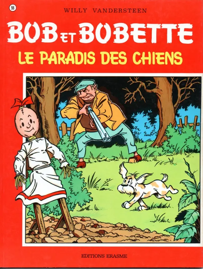 Couverture de l'album Bob et Bobette Tome 98 Le paradis des chiens