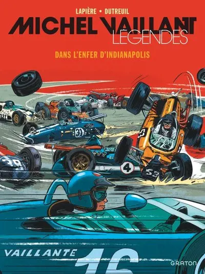 Couverture de l'album Michel Vaillant Légendes Tome 1 Dans l'enfer d'Indianapolis