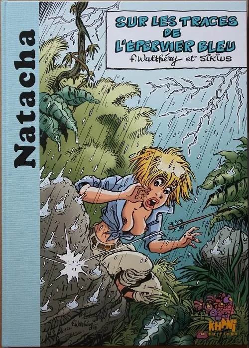 Couverture de l'album Natacha Tome 23 Sur les traces de l'Épervier bleu