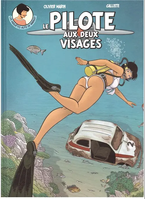 Couverture de l'album Les Enquêtes auto de Margot Tome 4 Le pilote aux deux visages