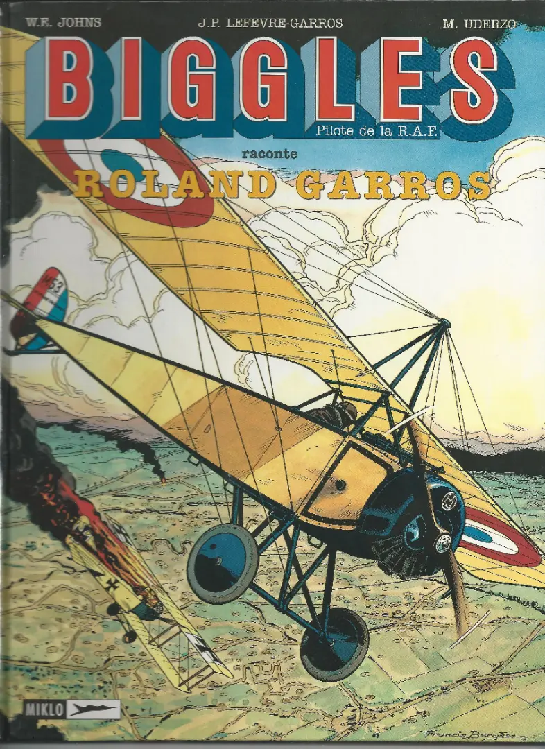 Couverture de l'album Biggles Tome 12 Roland Garros