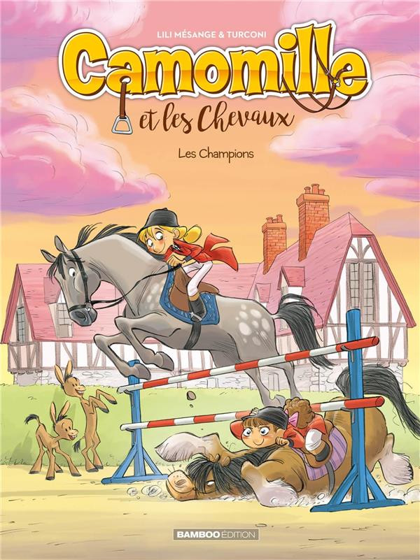 Couverture de l'album Camomille et les chevaux Tome 4 Les Champions
