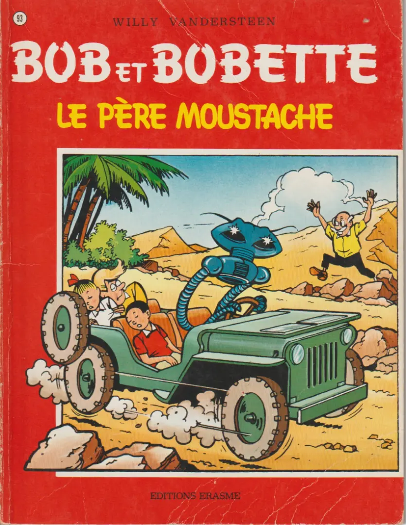 Couverture de l'album Bob et Bobette Tome 93 le père Moustache
