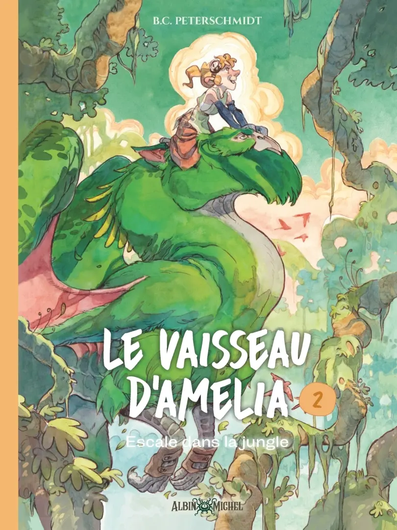 Couverture de l'album Le vaisseau d'Amelia 2 Escale dans la jungle