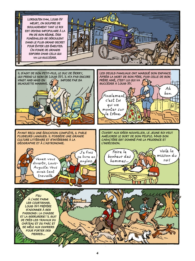 Planche de l'album L'Histoire de France en BD 5 1789-1795... la Révolution Française !