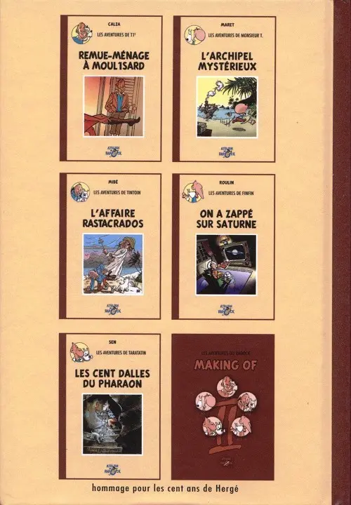 Verso de l'album Radock II Tome 4 Les aventures de Monsieur T. - L'archipel mystérieux