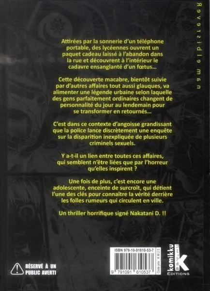 Verso de l'album Reversible man 2