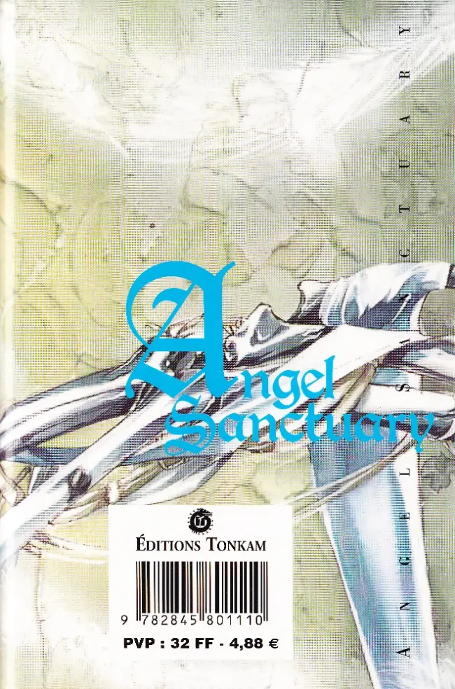 Verso de l'album Angel Sanctuary 8