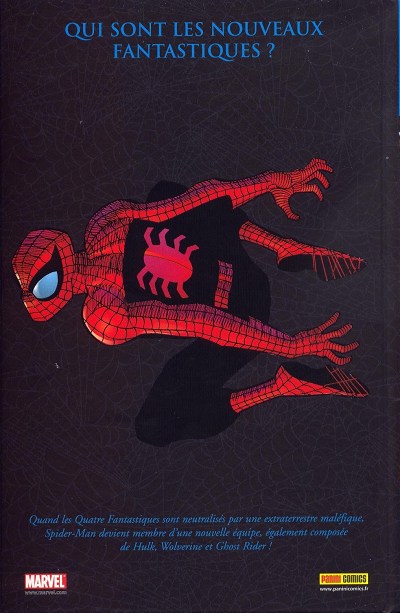Verso de l'album Spider-Man Tome 5 L'épopée des Fantastic Four