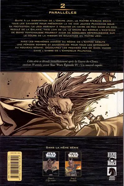 Verso de l'album Star Wars - Dark Times Tome 2 Parallèles